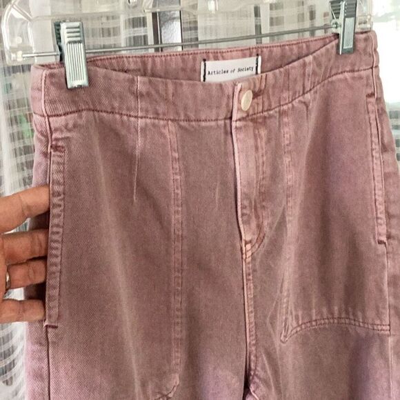 Articles of Society Tammy Hi Rise Wide Leg Jeans Pants Women’s 26 Harwood - Picture 4 of 9